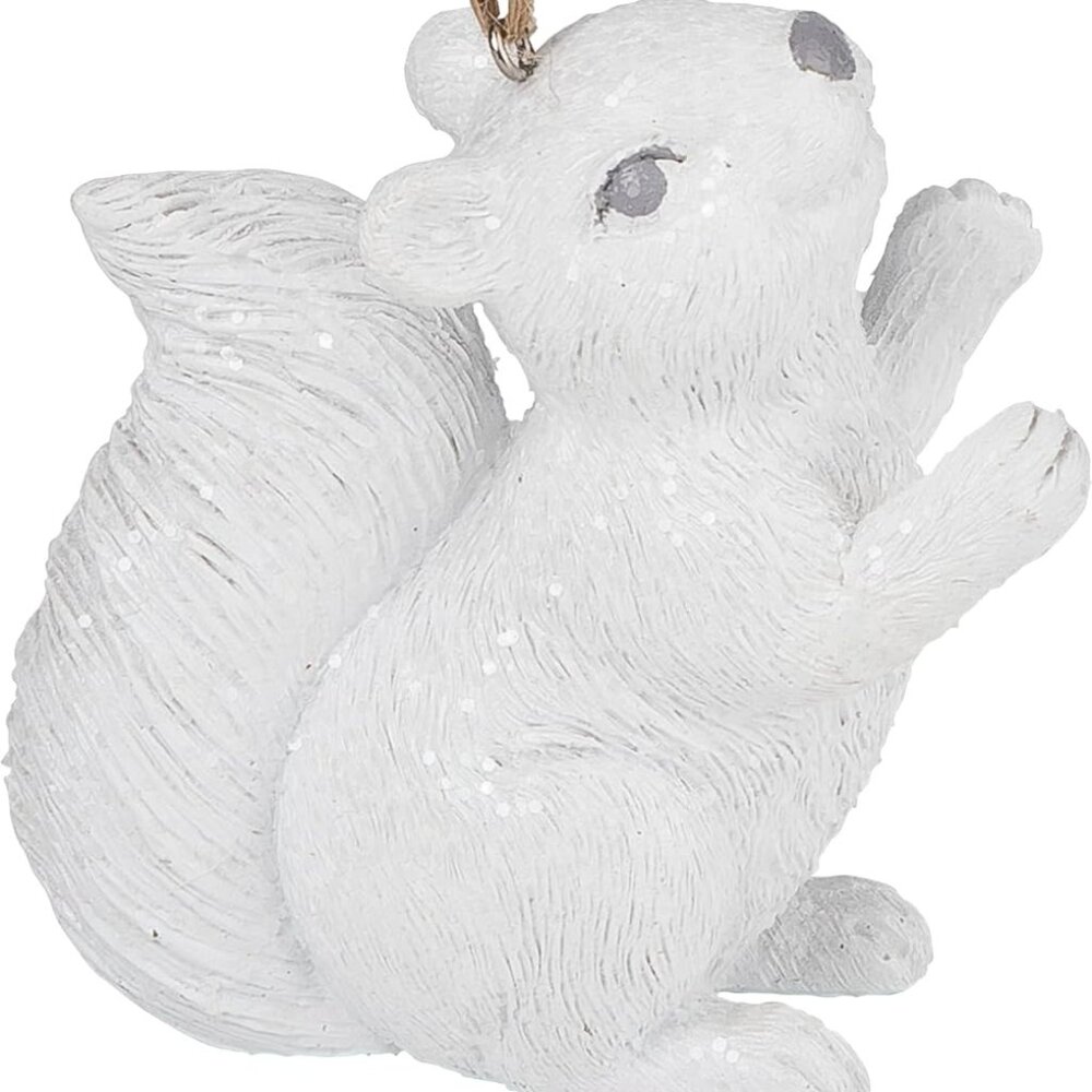 NIB/NWOT Gallerie II Squirl Ornament White